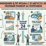 Изменения в ПП №2464 с 31 августа 2026